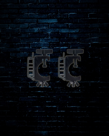 On Stage Stands LTA4770 U-mount Lighting Clamps w/Cable-Management System