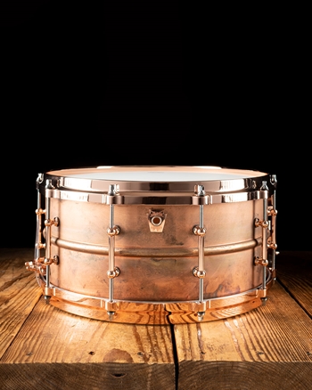 Ludwig LC663TC - 6.5"x14" Raw Copper Phonic Snare Drum