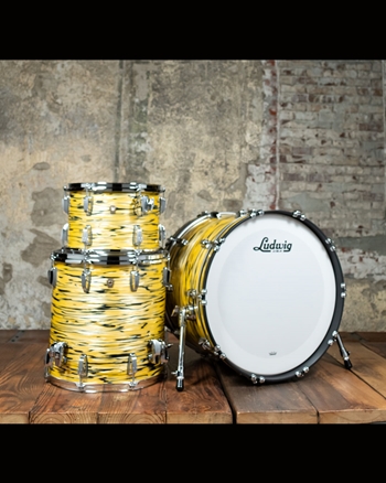 Ludwig Classic Maple FAB 3-Piece Drum Set - Lemon Oyster