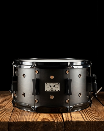 Pork Pie 7"x13" Vented Little Squealer Snare Drum - Black Satin