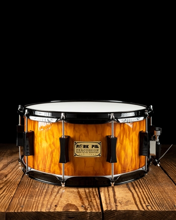 Pork Pie 6.5"x14" Maple Snare Drum - Gold