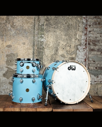 DW Jazz Series 3-Piece Drum Set - Robin's Egg Blue