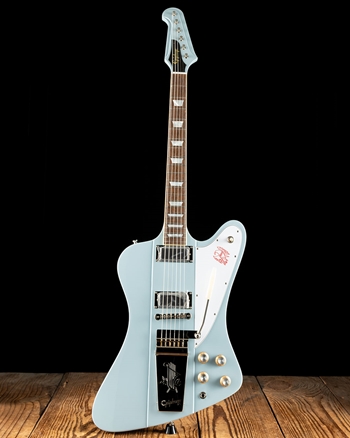 ギター epiphone1963 firebird V flost blue Epiphone 1963 Firebird V With Mastro Vibrola - frost blue