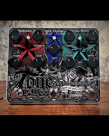 Electro-Harmonix Tone Tattoo Analog Delay/Chorus/Distortion Pedal *USED*