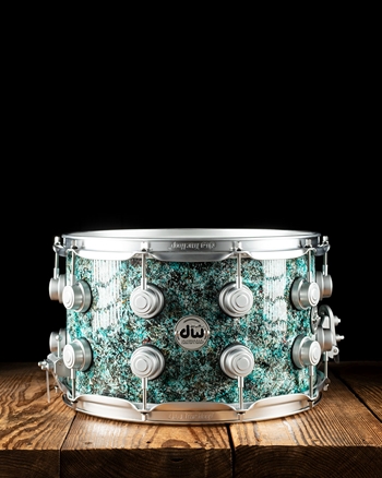 Drum Workshop 8"x14" Collector's Series Maple SSC Snare Drum - Fathom Splatter