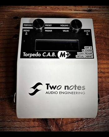 Two Notes Torpedo C.A.B. M+ Speaker Simulator Pedal *USED*