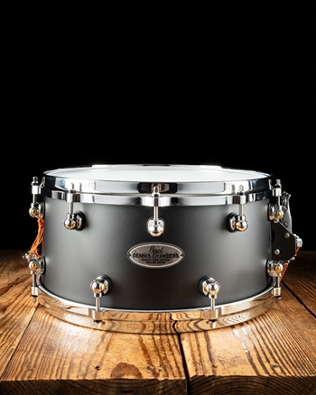 Pearl DC1465S/C 6.5"x14" Dennis Chambers Signature Snare - Matte Black