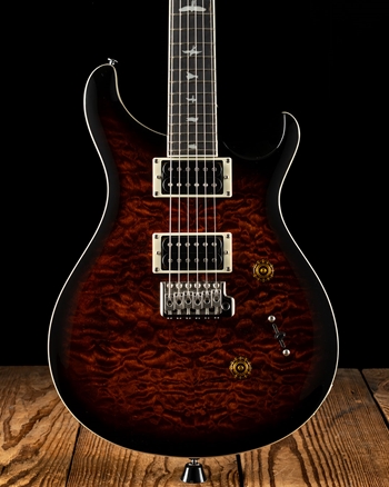 PRS SE Custom 24 Quilt - Black Gold Burst