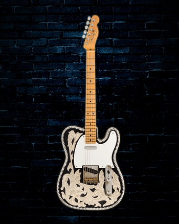 Fender Masterbuilt Waylon Jennings Relic Tele - Tooled Leather