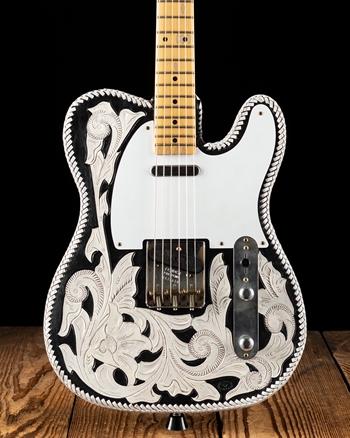 Fender Custom Shop Limited Edition Masterbuilt Waylon Jennings Relic Telecaster - Tooled Leather