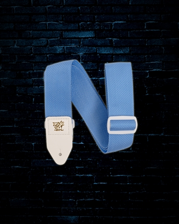 Ernie Ball 2" Polypro Guitar/Bass Strap - Soft Blue