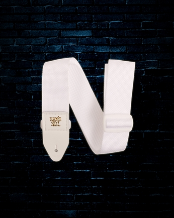 Ernie Ball 2" Polypro Guitar/Bass Strap - White
