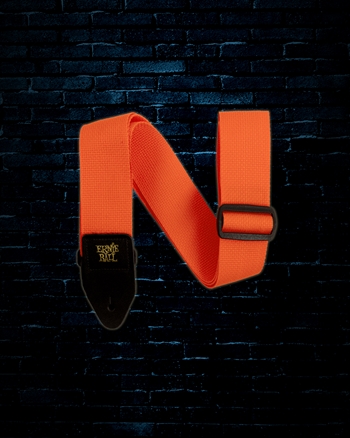 Ernie Ball 2" Polypro Guitar/Bass Strap - Orange