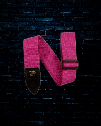 Ernie Ball 2" Polypro Guitar/Bass Strap - Raspberry