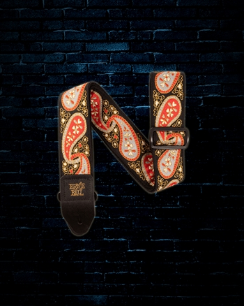 Music Man 2" Classic Jacquard Guitar/Bass Strap - Midnight Paisley