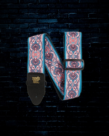Ernie Ball 2" Classic Jacquard Guitar/Bass Strap - Pink Paisley