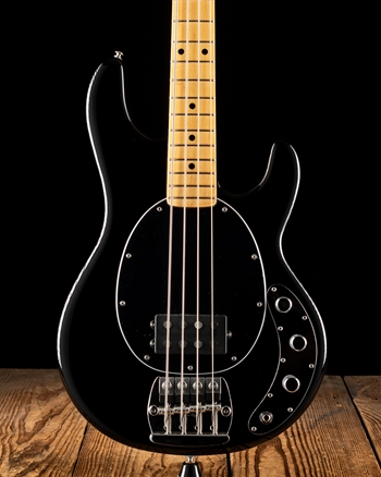 The Retro ‘70s StingRay bass honors Music Man's American craftsmanship of the 1970s with an abundance of classic-inspired features. This throwback edition bass is a faithful reproduction of the Stingray's original specifications, with a 21-fret 3-Bolt maple neck with micro-tilt adjustment, bullet truss rod adjustment, a strings-through-the-body bridge with adjustable mute pads, and an Alnico-loaded humbucking pickup. Overall, this vintage-inspired instrument exudes that classic tone and feel while combining the greatest qualities of traditional craftsmanship with contemporary playability and dependability.