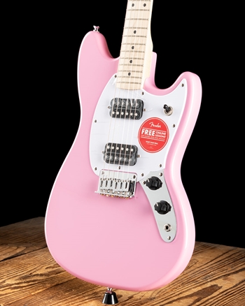 Squier Sonic Mustang HH - Flash Pink