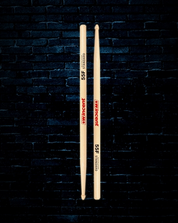 Wincent 55F Hickory Standard Taper Drumsticks