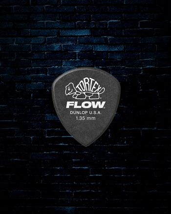 Dunlop Tortex Flow 1.35mm Guitar Picks - 72 Pack