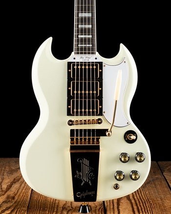 Epiphone 1963 SG Custom With Maestro - Classic White