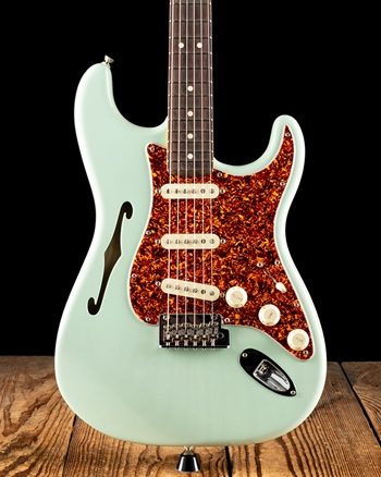 American Professional II Strat Thinline - Trans Surf Green