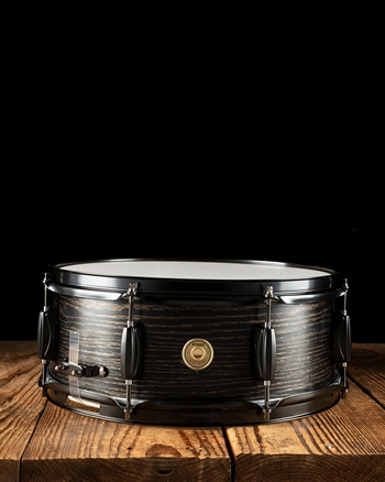 TAMA WP1455BK - 5.5"x14" Woodworks Snare Drum - Black Oak Wrap