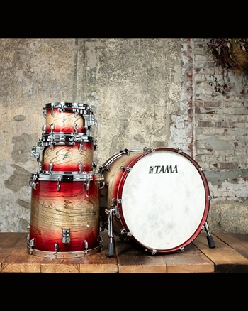 Tama TW42RZS - STAR Walnut 4-Piece Drum Set - Garnet Japanese Sen Burst