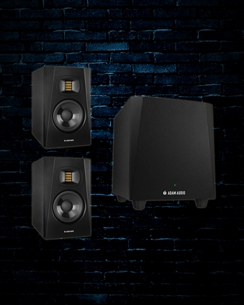 Adam Audio T5V Powered Studio Monitors & T10S Powered Subwoofer Bundle