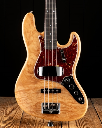 Fender Artisan Maple Burl Jazz Bass - Aged Natural