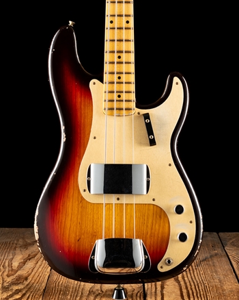 Fender LTD Relic "P" Jazz Bass - Chocolate 3-Color Sunburst