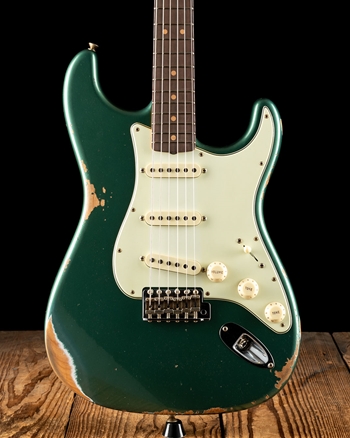 Fender Custom Shop Limited Edition '64 L-Series Heavy Relic Stratocaster - Aged Sherwood Green Metallic