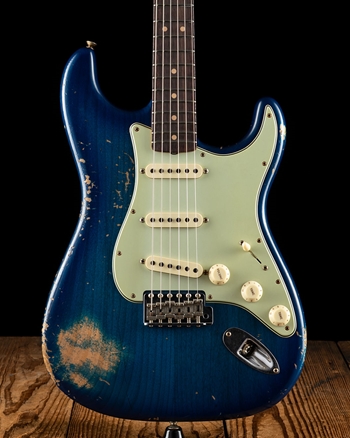 Fender Custom Shop '64 L-Series Heavy Relic Stratocaster - Blue Burst