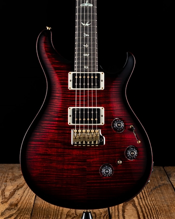 PRS Custom 24 Piezo 10 Top - Fire Smokeburst