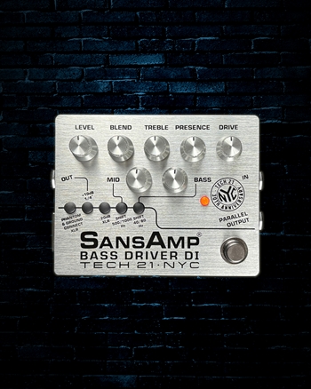 Tech 21 30th Anniversary Limited Edition SansAmp Bass Driver DI Pedal