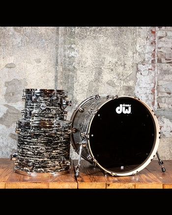 Drum Workshop Collector's Series SSC Maple 3pc Drum Set - Black Oyster Glass