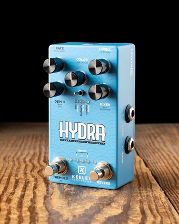 Keeley HYDRA Stereo Reverb & Tremolo Pedal