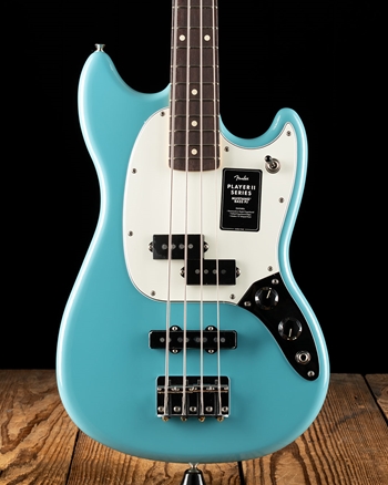 Fender Player II Mustang Bass PJ - Aquatone Blue