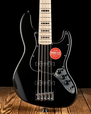 Squier Affinity Series Active Jazz Bass V - Black Metallic