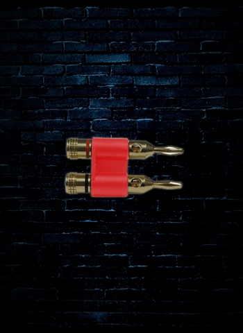 Hosa BNA-260 Dual Banana Connector - Red