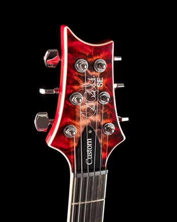 PRS SE Custom 24-08 Quilt - Charcoal Cherry Burst