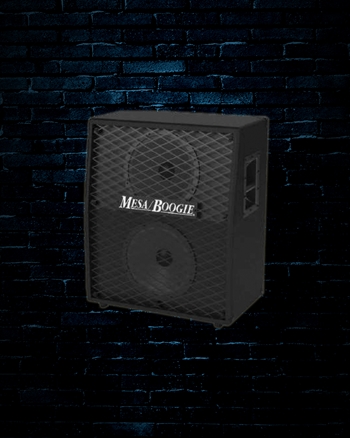 Mesa Boogie 2x12" Vintage Split Back Vertical Guitar Cabinet - Black Bronco