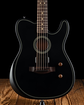 ギター Fender Acoustasonic Standard Black Fender Acoustasonic Standard Jazzmaster Electric Guitar