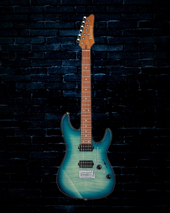 Ibanez AZ24S1F AZ Standard - Transparent Turquoise Burst
