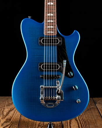 Powers Electric A-Type Select Maple - Cruise Night Blue Ghost Flame