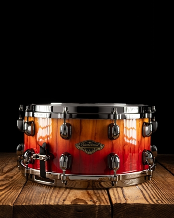 Tama Starclassic Walnut/Birch 6.5"x14" Snare Drum - Vermilion Bosse Fonce Fade
