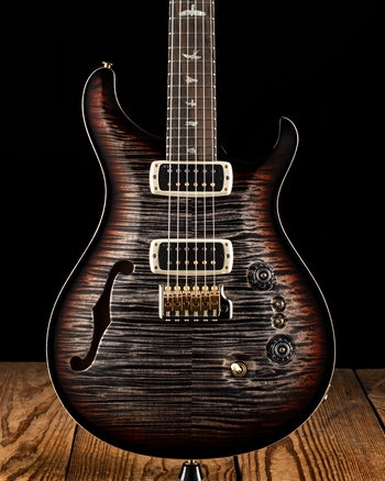 PRS Limited Edition 40th Anniversary Custom 24-08 Semi-Hollow - Charcoal Tri-Color Burst