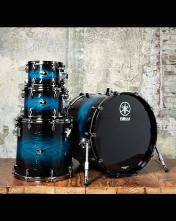 Yamaha Live Custom Hybrid Oak 4-Piece Drum Set - Uzu Ice Sunburst