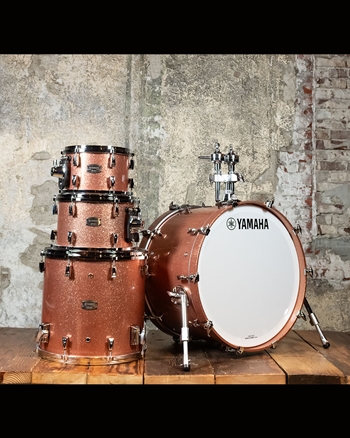 Yamaha Absolute Hybrid Maple 4-Piece Drum Set - Pink Champagne Sparkle