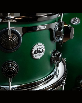 DW Collector's Series 3-Piece Drum Set - Hunter Green Hard Satin
